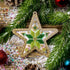 DIY Bead embroidery kit on a plastic base "Christmas star"