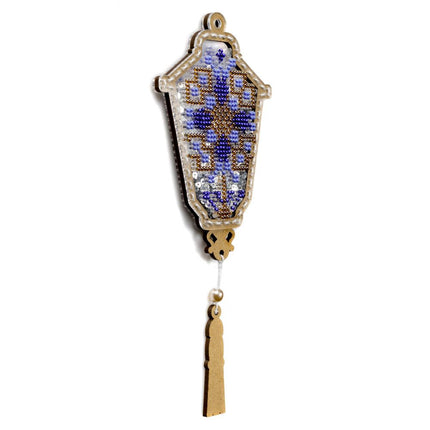 DIY Bead embroidery kit on a plastic base "Сhristmas flashlight"