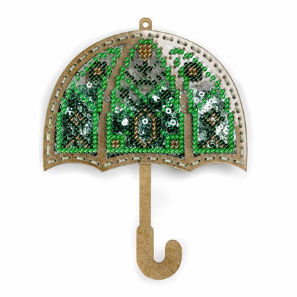 DIY Bead embroidery kit on a plastic base "Umbrella"