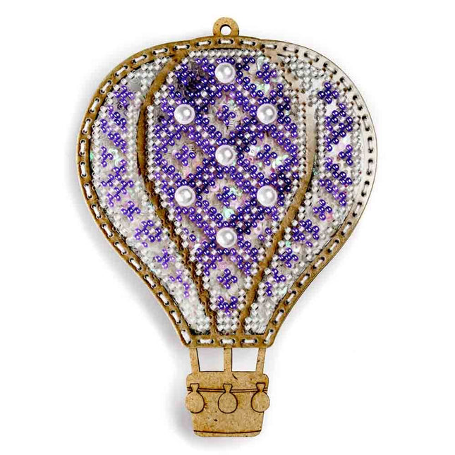 DIY Bead embroidery kit on a plastic base "Balloon"