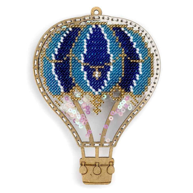 DIY Bead embroidery kit on a plastic base "Balloon"