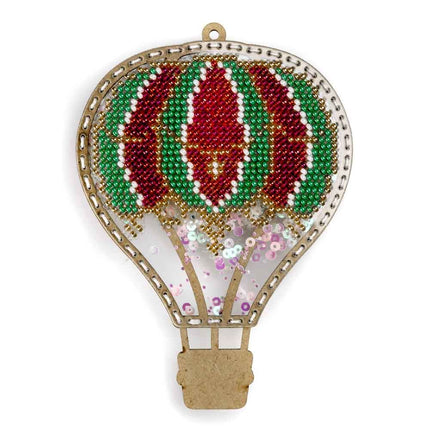 DIY Bead embroidery kit on a plastic base "Balloon"