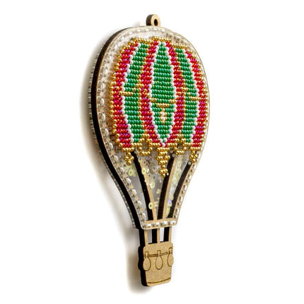DIY Bead embroidery kit on a plastic base "Balloon"