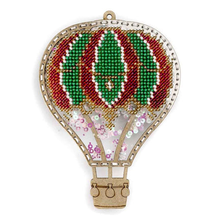 DIY Bead embroidery kit on a plastic base "Balloon"