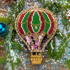 DIY Bead embroidery kit on a plastic base 