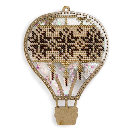 DIY Bead embroidery kit on a plastic base "Balloon"