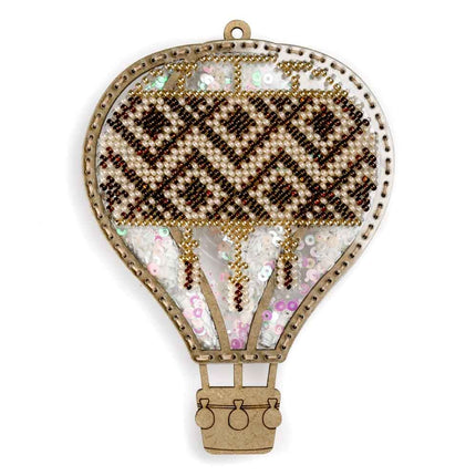 DIY Bead embroidery kit on a plastic base "Balloon"