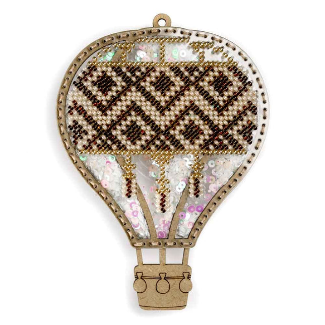 DIY Bead embroidery kit on a plastic base "Balloon"