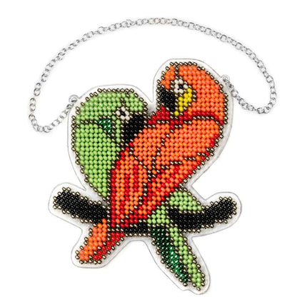 Bead embroidery kit on a plastic base "Christmas tree toys"