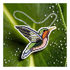 Bead embroidery kit on a plastic base 
