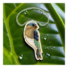 Bead embroidery kit on a plastic base 
