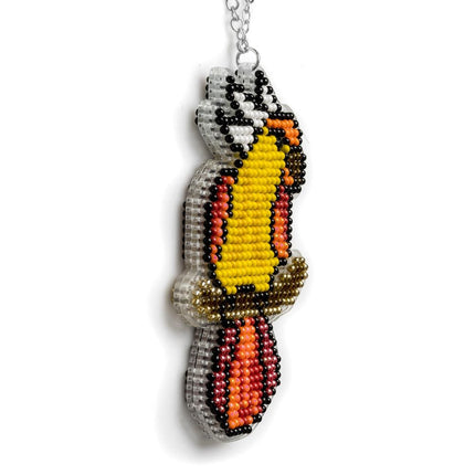 Bead embroidery kit on a plastic base "Christmas tree toys"
