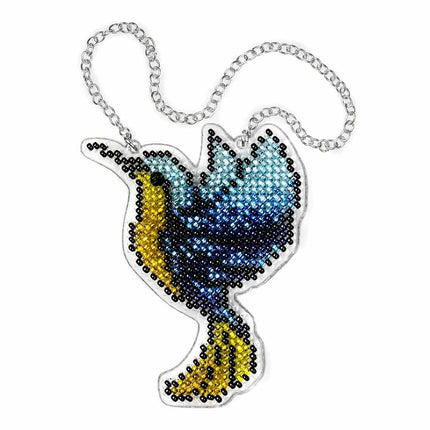 Bead embroidery kit on a plastic base "Christmas tree toys"