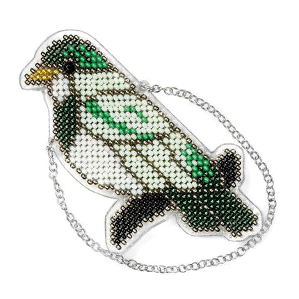 Bead embroidery kit on a plastic base "Christmas tree toys"