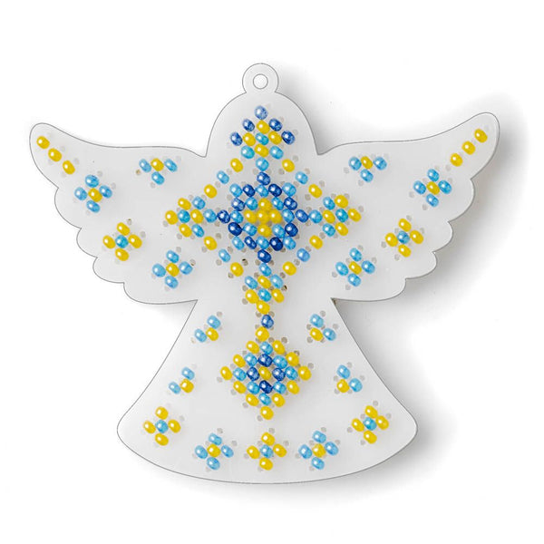 Bead embroidery kit on a plastic base 