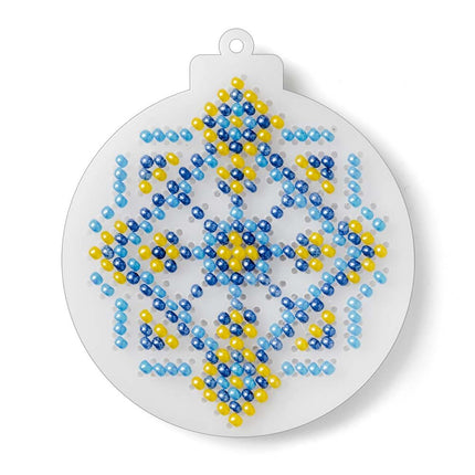 Bead embroidery kit on a plastic base "Christmas tree toys"