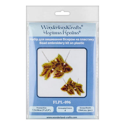 DIY Bead Embroidery Kit "Goldfish" Sea Creatures