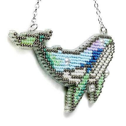 DIY Bead Embroidery Kit "Humpback Whale" Sea Creatures