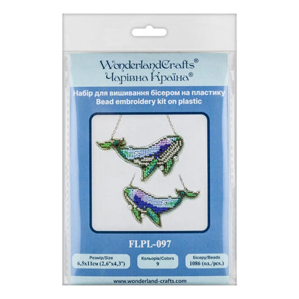 DIY Bead Embroidery Kit "Humpback Whale" Sea Creatures