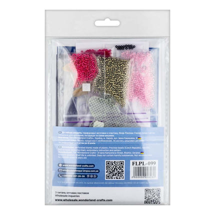 DIY Bead Embroidery Kit "Red Koi" Sea Creatures