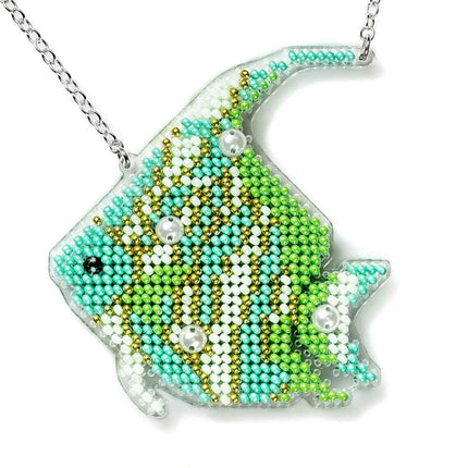DIY Bead Embroidery Kit "Tropical Fish" Sea Creatures