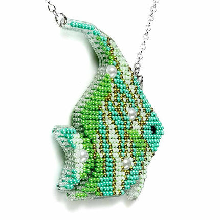 DIY Bead Embroidery Kit "Tropical Fish" Sea Creatures