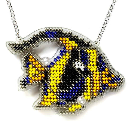 DIY Bead Embroidery Kit "Tropical Fish" Sea Creatures