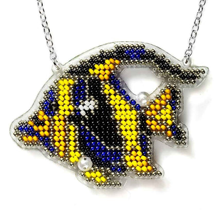 DIY Bead Embroidery Kit "Tropical Fish" Sea Creatures