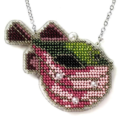 DIY Bead Embroidery Kit "Fugu" Sea Creatures