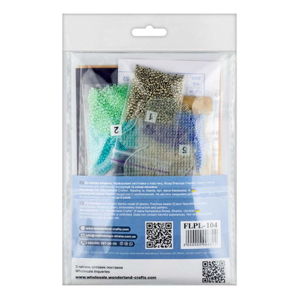 DIY Bead Embroidery Kit "Seahorse" Sea Creatures