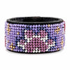 Bead embroidery kit on artificial leather Bracelet (3х17cm) FLBB-109 Black