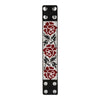 Bead embroidery kit on artificial leather Bracelet (4х22cm) FLBB-102 Black