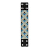 Bead embroidery kit on artificial leather Bracelet (4х22cm) FLBB-104 Black