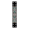 Bead embroidery kit on artificial leather Bracelet (4х22cm) FLBB-114 Black