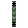 Bead embroidery kit on artificial leather Bracelet (4х22cm) FLBB-115 Black