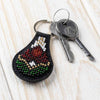 Bead embroidery kit on artificial leather Key