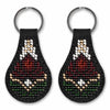 Bead embroidery kit on artificial leather Key