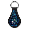 Bead embroidery kit on artificial leather Key