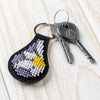 Bead embroidery kit on artificial leather Key