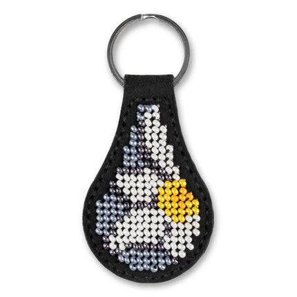 Bead embroidery kit on artificial leather Key