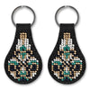 Bead embroidery kit on artificial leather Key