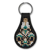 Bead embroidery kit on artificial leather Key