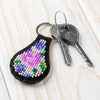 Bead embroidery kit on artificial leather Key