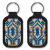 Bead embroidery kit on artificial leather Key