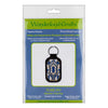 Bead embroidery kit on artificial leather Key