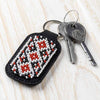 Bead embroidery kit on artificial leather Key