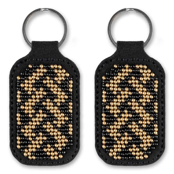 Bead embroidery kit on artificial leather Key