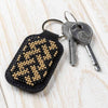 Bead embroidery kit on artificial leather Key