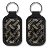 Bead embroidery kit on artificial leather Key