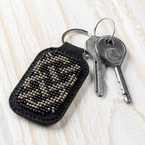 Bead embroidery kit on artificial leather Key